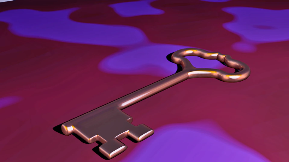 key 3D Model .c4d .max .obj .3ds .fbx .stl .blend 