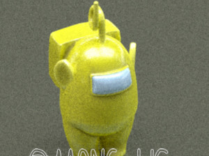 among us teletubbies laa-laa 3D Print Model