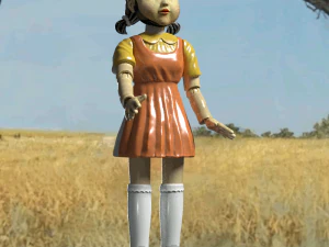 muñeca juego del calamar articulada Modelo de impresión 3D