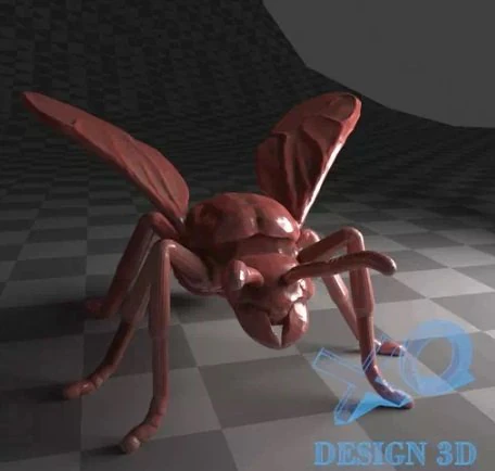 Ant 3D Print Model .c4d .max .obj .3ds .fbx .stl .blend 