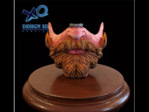 Mask viking beard Modelo de impresión 3D