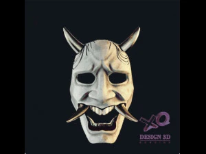 Masque Hannya Modèles 3D en vedette