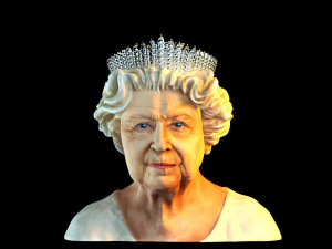 QUEEN ELIZABETH BUST 3D Print Model