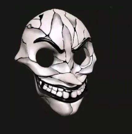 Coraline mask 3D Print Model .c4d .max .obj .3ds .fbx .stl .blend 
