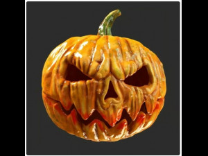 Pumpkin helmet Halloween 3D प्रिंट मॉडल
