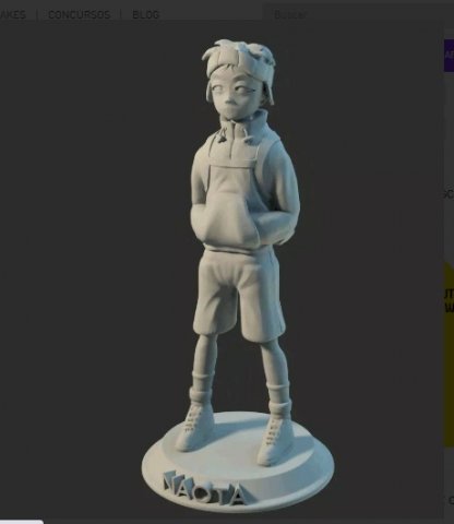 Nandaba Naota 3D Print Model .c4d .max .obj .3ds .fbx .stl .blend 