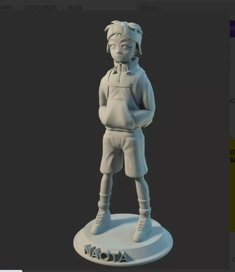 Nandaba Naota 3D Print Model .c4d .max .obj .3ds .fbx .stl .blend 