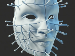 Hellraiser pinhead 2022 mask Modelo de impresión 3D