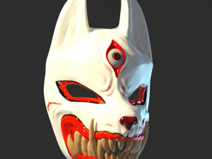 Kitsune MASK Modelo de impresión 3D