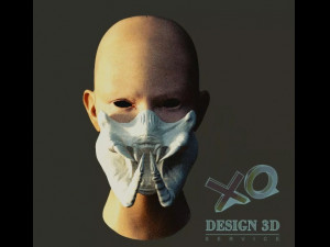 Predator mask covers mouths 3D Принт Модель