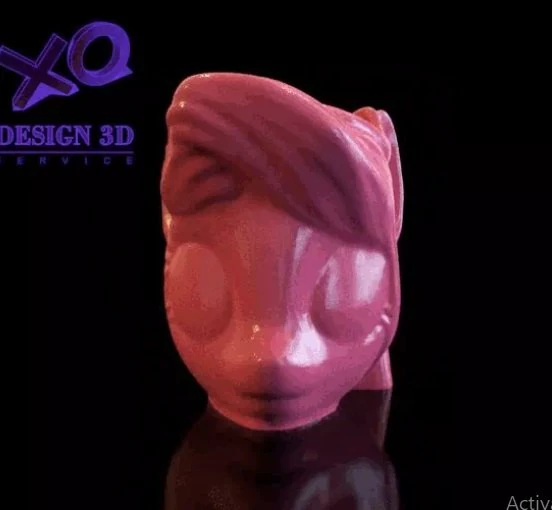 Maseta de vida de pony Modelo de impresión 3D .c4d .max .obj .3ds .fbx .stl .blend