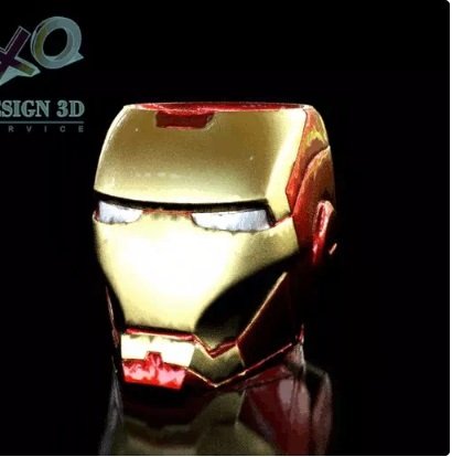 Ironman flowerpot 3D 프린트 모델 .c4d .max .obj .3ds .fbx .stl .blend 