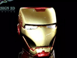 Ironman flowerpot 3D 프린트 모델