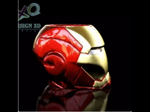 Ironman flowerpot 3D 프린트 모델