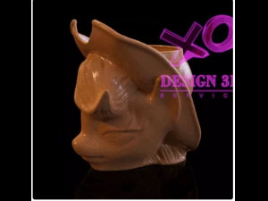 FLOWERPOT little cowgirl pony 3D Print Model