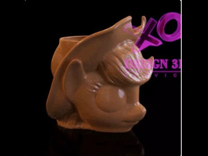 FLOWERPOT little cowgirl pony 3D Print Model