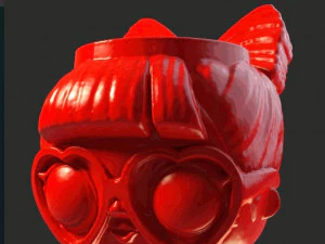 Muecas lol spf flower pot 3D Print Model