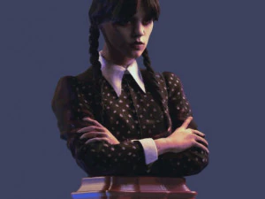 WOENSDAG Addams Merlina 3D printmodel