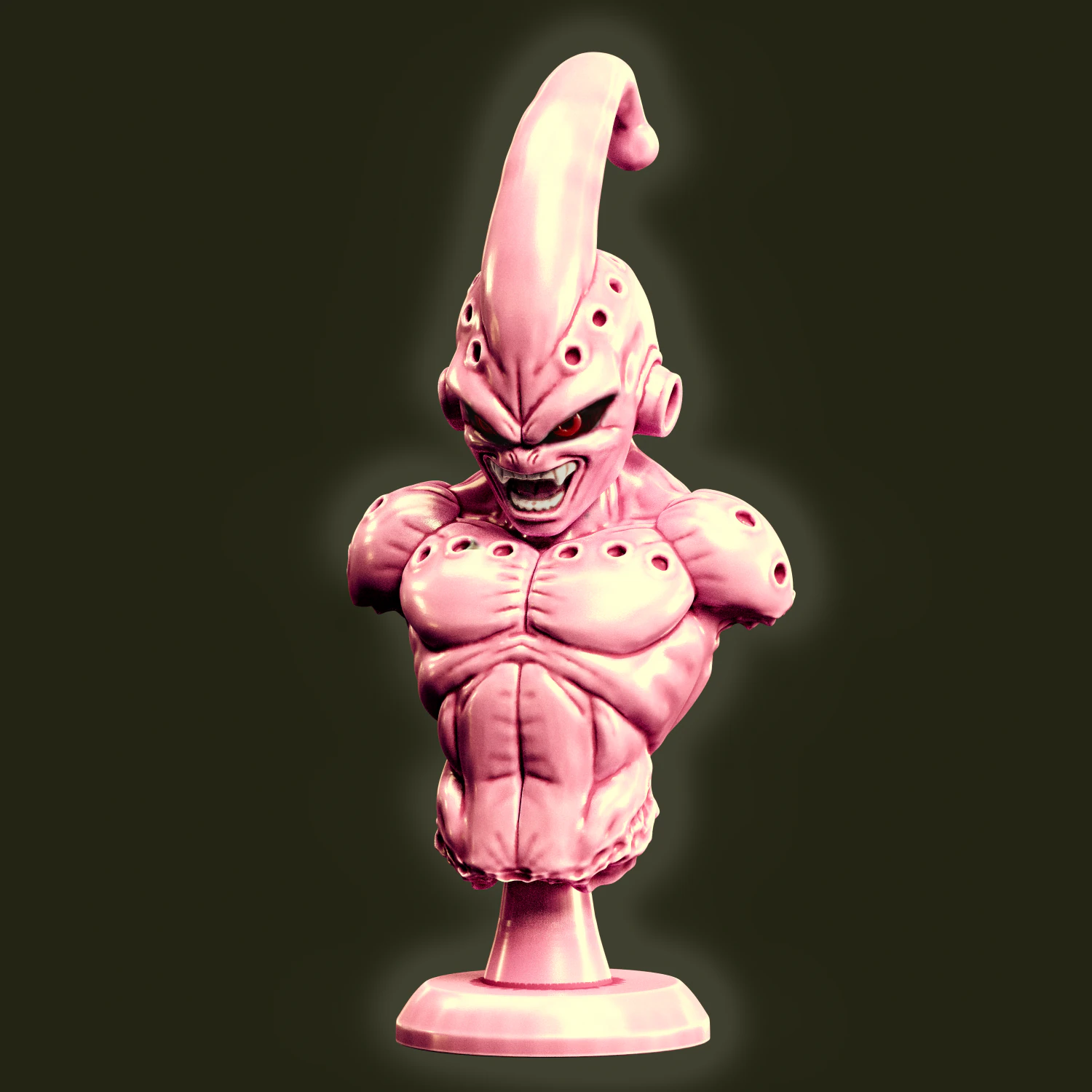 MAJIN BUU KID bust 3D Print Model .c4d .max .obj .3ds .fbx .stl .blend