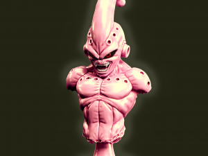 MAJIN BUU KID bust Modelo de impresión 3D