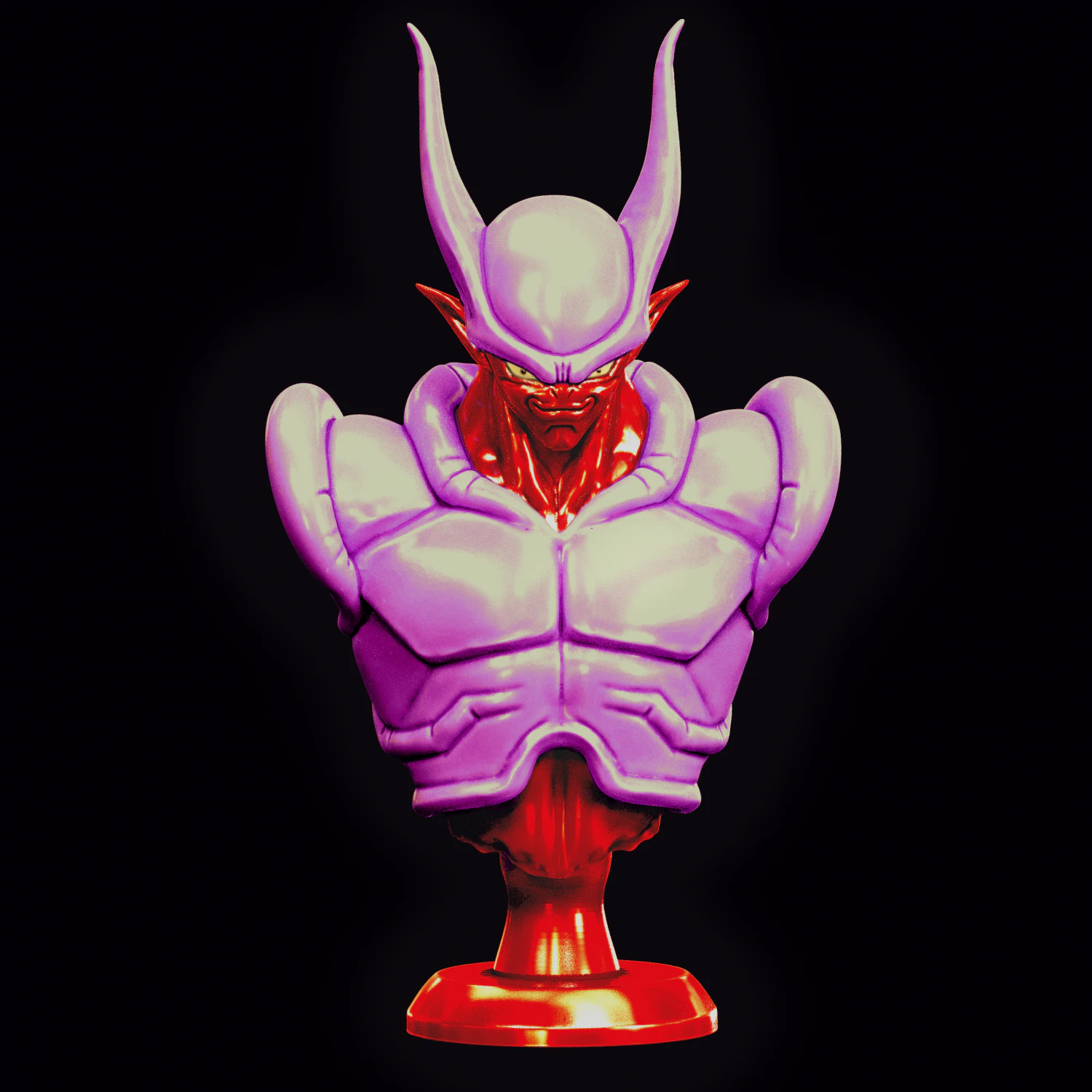 JANEMBA DRAGON BALL Z bust 3D Print Model .c4d .max .obj .3ds .fbx .stl .blend