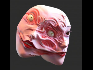 Tomie mask 3D 프린트 모델