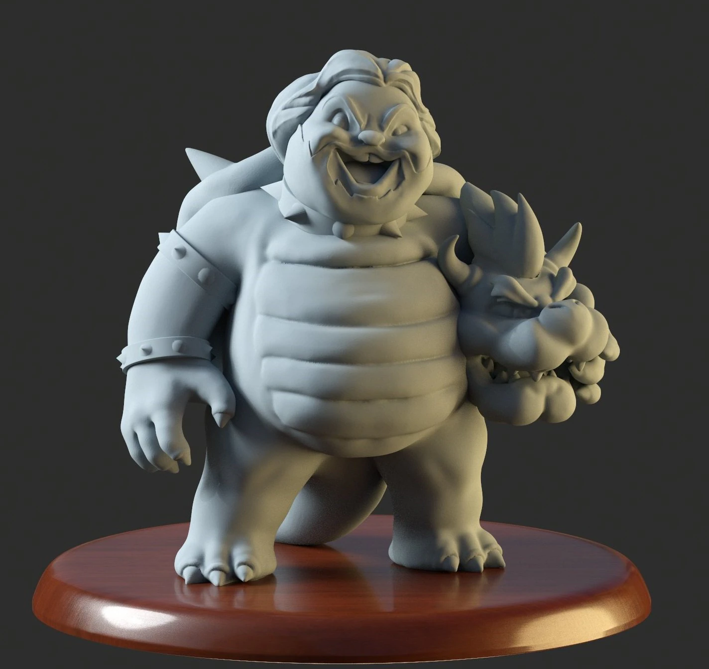 Jack Black BOWSER 3D Print Model .c4d .max .obj .3ds .fbx .stl .blend 