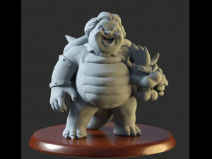 Jack Black BOWSER 3D Print Model
