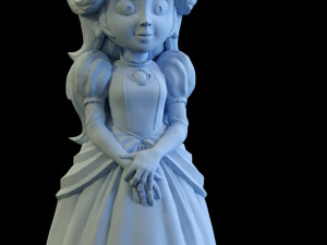 Princess peach movie 3D 打印模型