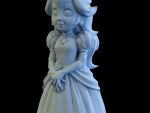 Princess peach movie 3D 打印模型