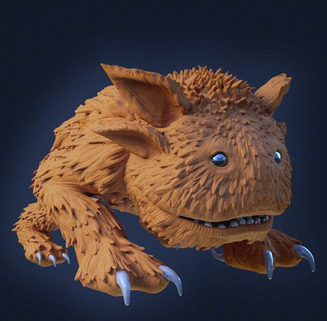 Blurp guardians of the Galaxy 3D Print Model .c4d .max .obj .3ds .fbx .stl .blend