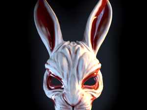 Killer rabbit mask 3D 打印模型