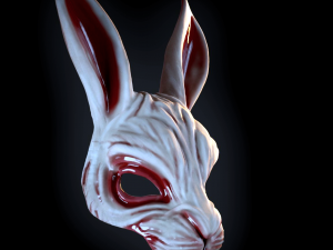 Killer rabbit mask 3D 打印模型