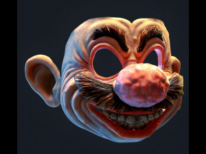 Mario bros mask horror 3D Baskı Modeli