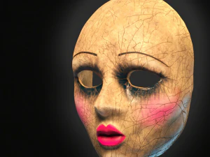 Horror doll mask 3D Print Model