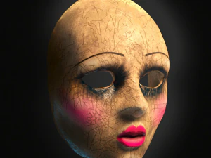 Horror doll mask 3D Print Model