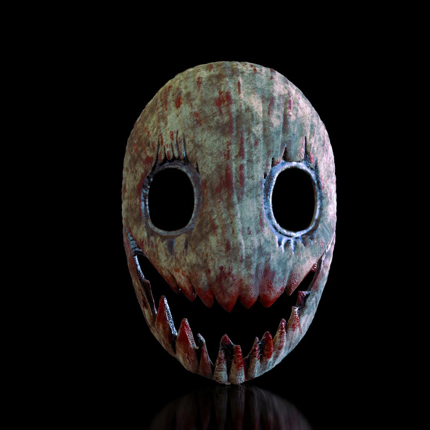 Smile mask horror 3D Print Model .c4d .max .obj .3ds .fbx .stl .blend 