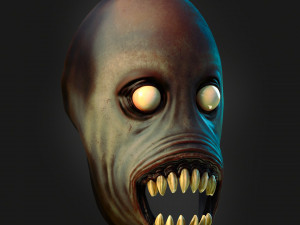 Nocturnal demon mask Model Cetak 3D