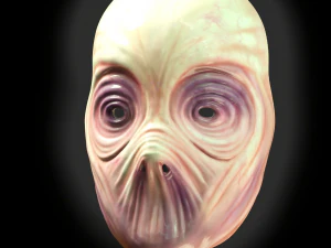 Uzaylı maskesi korku 3D Baskı Modeli