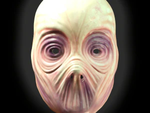 Alien mask horror 3D Print Model