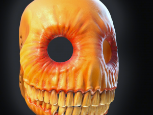 Smiling mask halloween 3D Принт Модель