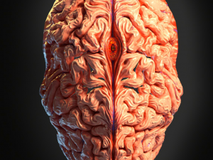 Demon with brain face mask Modelo de impresión 3D