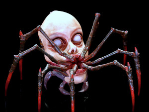Spider with human face 3D Print Model