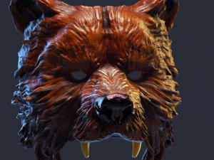 BEAR MASK Modelo de Impressão 3D