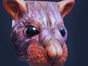 RAT MASK Modelo de Impressão 3D