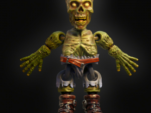 Articulated zombie toy Modelo de impresión 3D