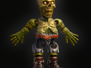 Articulated zombie toy Modello di stampa 3D