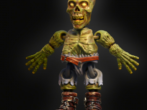 Articulated zombie toy Modello di stampa 3D