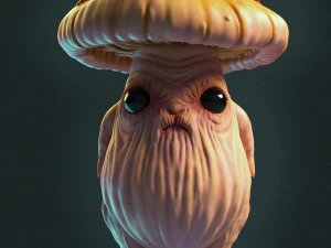 Cogumelo av&ocirc; Modelo de Impressão 3D