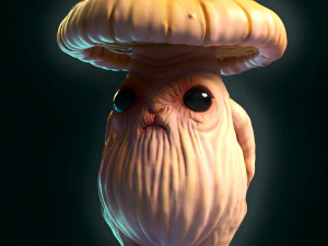 Grandfather mushroom 3D Print Model